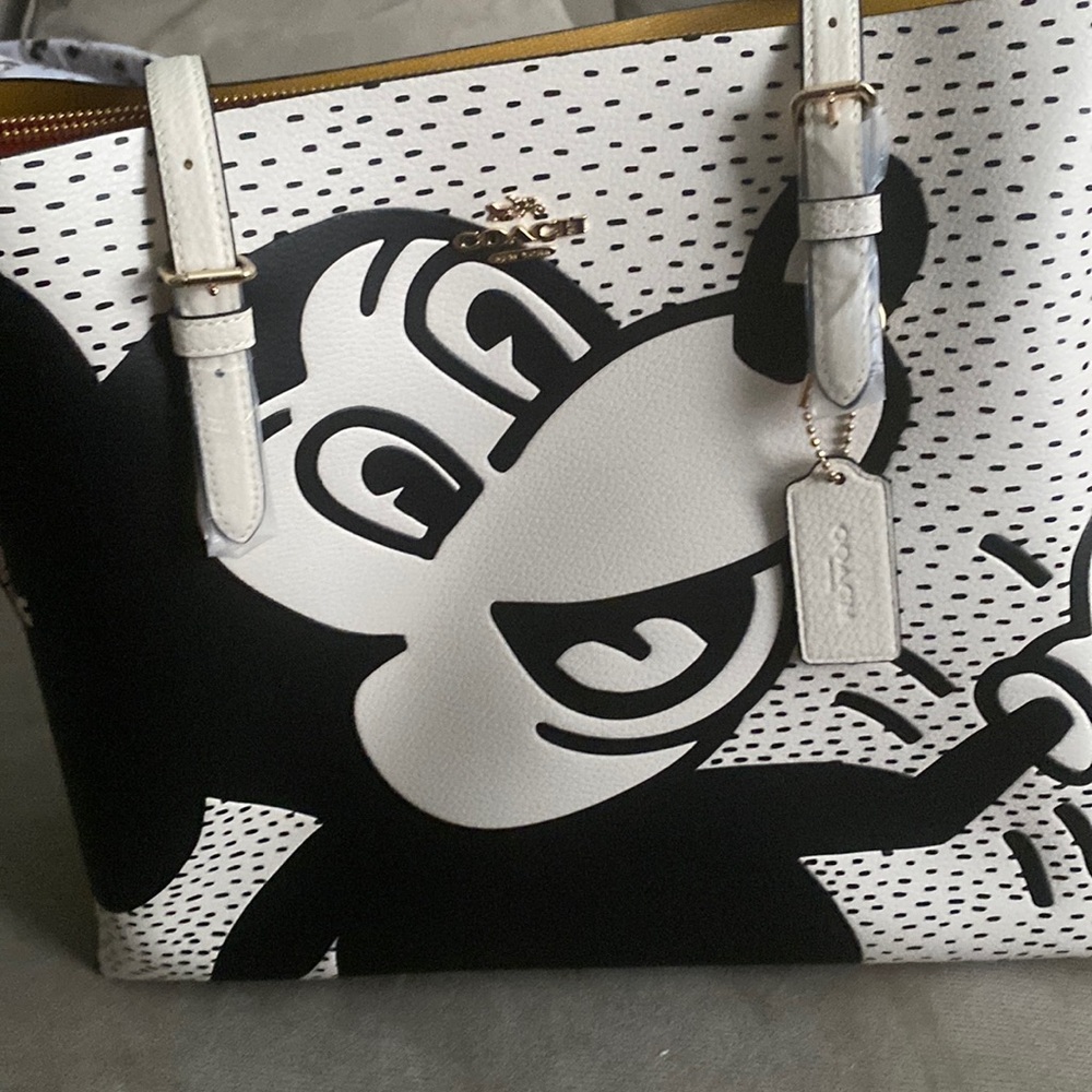 Coach Mickey Mouse tote bag